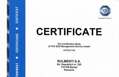 URB ISO 9001_ENG_RULMENTI SA BARLAD