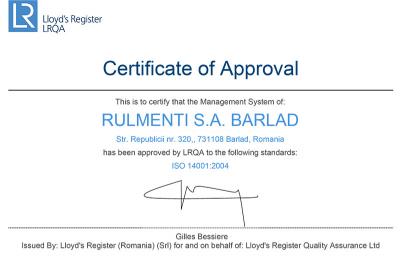 URB ISO 14001-EMS-ENG_RULMENTI SA BARLAD